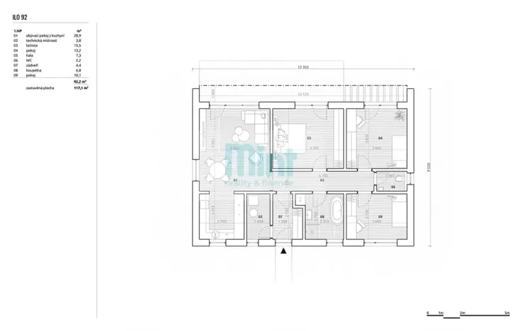Prodej domu na klíč, Frenštát pod Radhoštěm, 92 m2