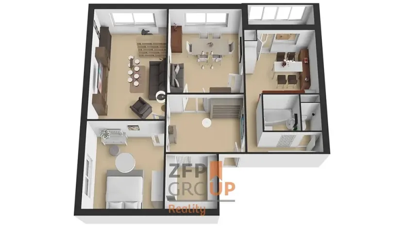 Prodej bytu 3+1, Brno, Sosnová, 82 m2