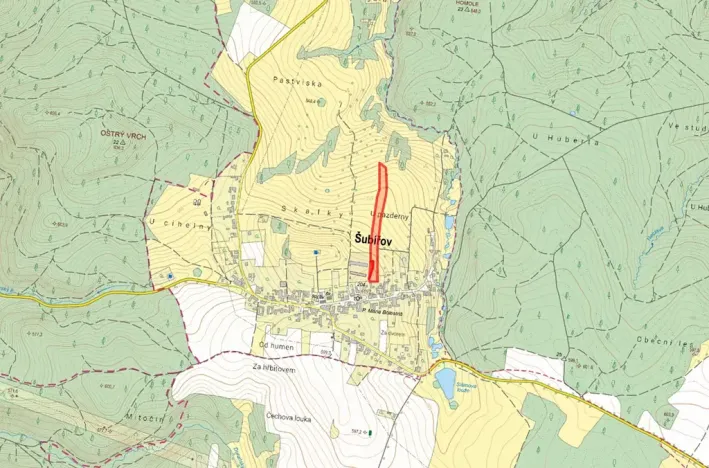 Prodej komerčního pozemku, Šubířov, 14113 m2