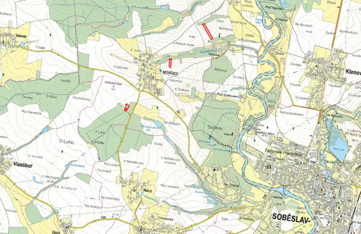 Prodej pole, Soběslav, 5278 m2