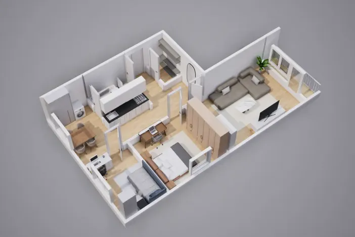 Prodej bytu 3+1, Ústí nad Labem - Severní Terasa, Šumavská, 64 m2