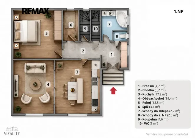Prodej rodinného domu, Stěžery, 114 m2