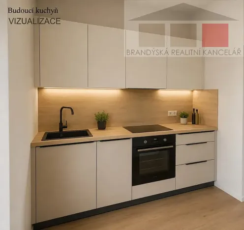 Pronájem bytu 1+1, Brandýs nad Labem-Stará Boleslav, Plantáž, 25 m2