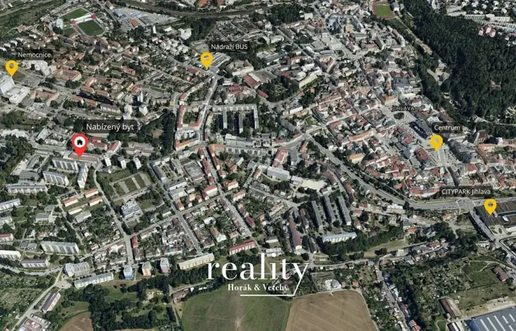 Pronájem bytu 2+kk, Jihlava, Žižkova, 46 m2