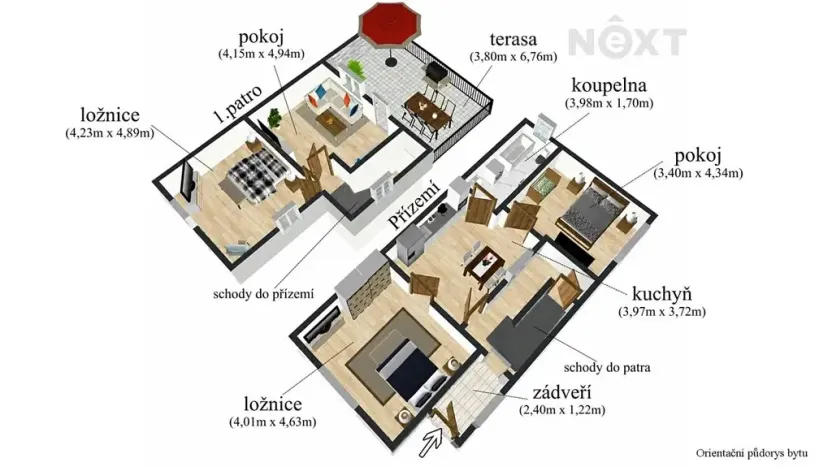 Prodej rodinného domu, Žatec, Pod Střelnicí, 87 m2