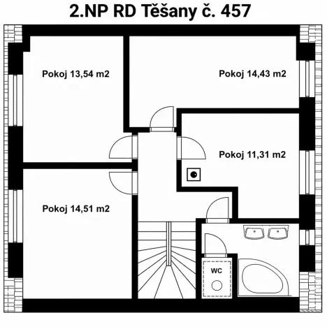 Prodej rodinného domu, Těšany, 164 m2