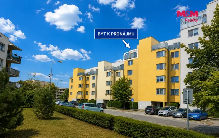 Pronájem bytu 2+kk, Pardubice - Trnová, Jozefa Gabčíka, 52 m2