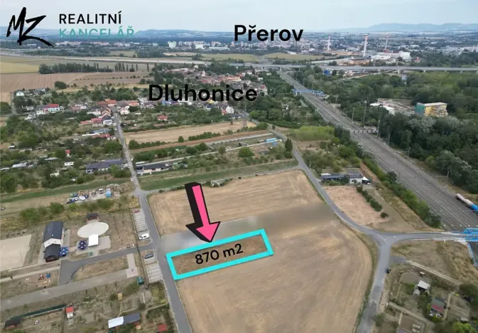 Prodej pozemku pro bydlení, Přerov, 870 m2