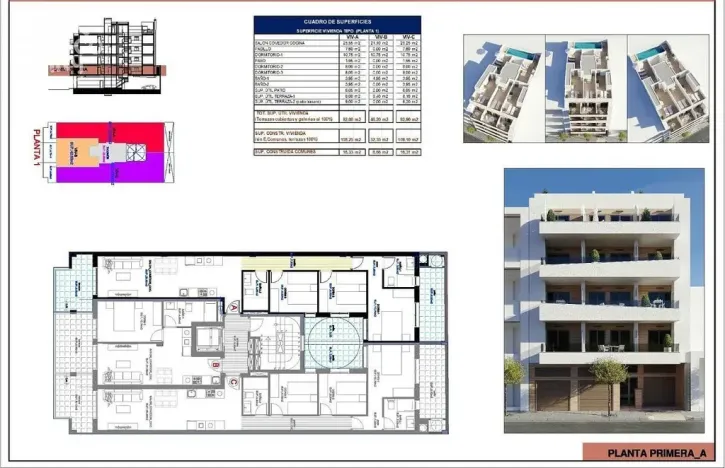 Prodej bytu 2+kk, Torrevieja, Alicante, Španělsko, 52 m2