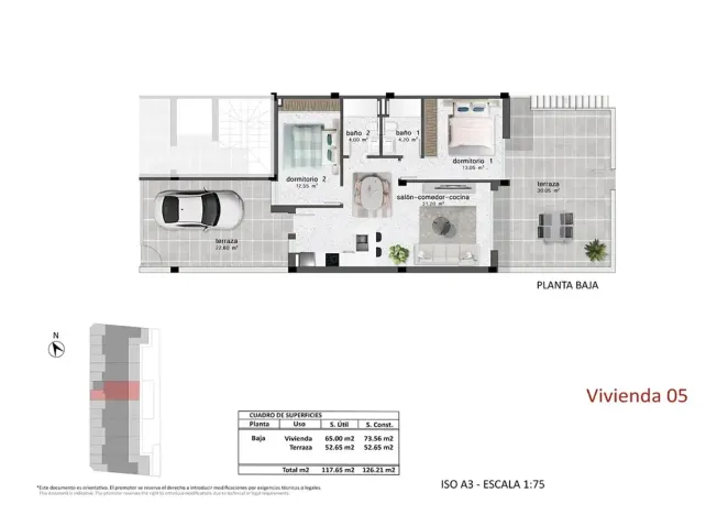 Prodej rodinného domu, Pilar de la Horadada, Španělsko, 73 m2