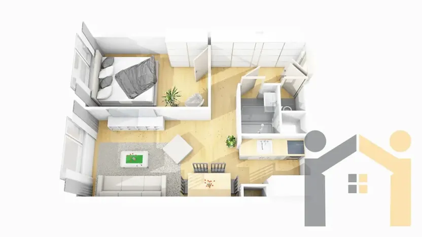 Prodej bytu 2+kk, Praha - Chodov, Konstantinova, 42 m2