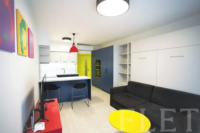 Pronájem bytu 1+kk, Praha - Karlín, Sokolovská, 31 m2