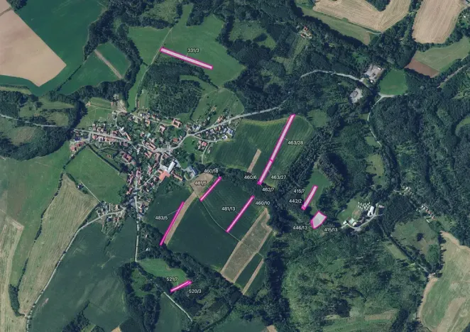 Prodej pole, Žernovník, 5300 m2