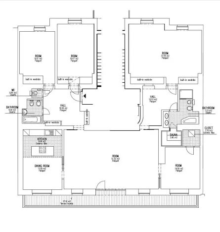 Pronájem bytu 5+1, Praha - Vinohrady, Chopinova, 204 m2