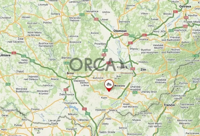 Prodej pole, Moravany, 3323 m2