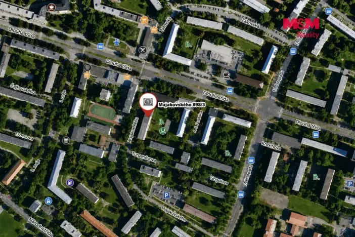 Pronájem bytu 2+1, Havířov - Město, Majakovského, 57 m2