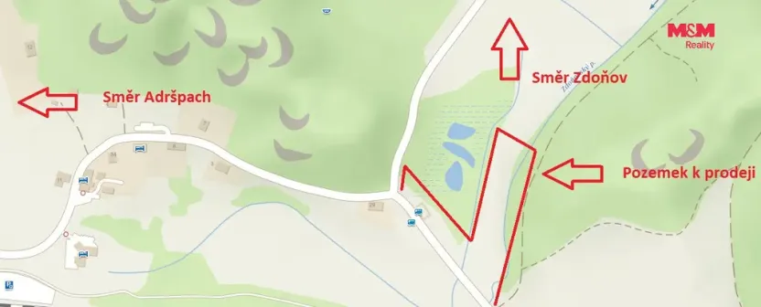 Prodej pozemku pro bydlení, Adršpach - Dolní Adršpach, 9122 m2