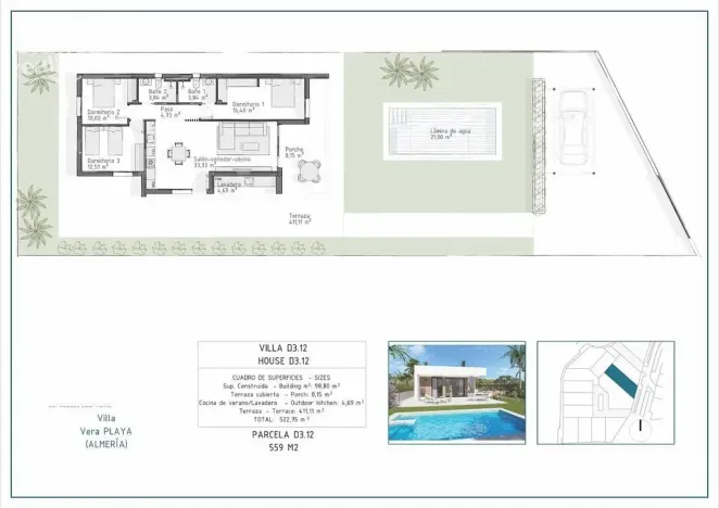 Prodej rodinného domu, Vera, Almería, Španělsko, 98 m2
