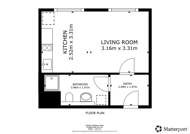 Pronájem bytu 1+kk, Praha - Vysočany, Bukačova, 38 m2