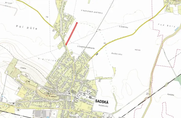 Prodej pozemku pro bydlení, Sadská, 5506 m2