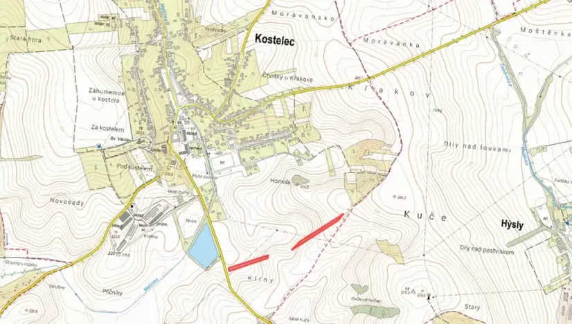 Prodej pole, Kostelec, 5710 m2