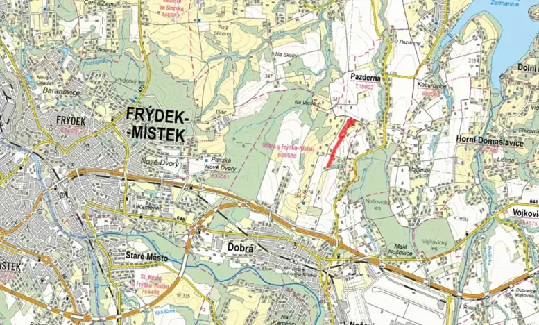 Prodej pole, Dobrá, 8756 m2