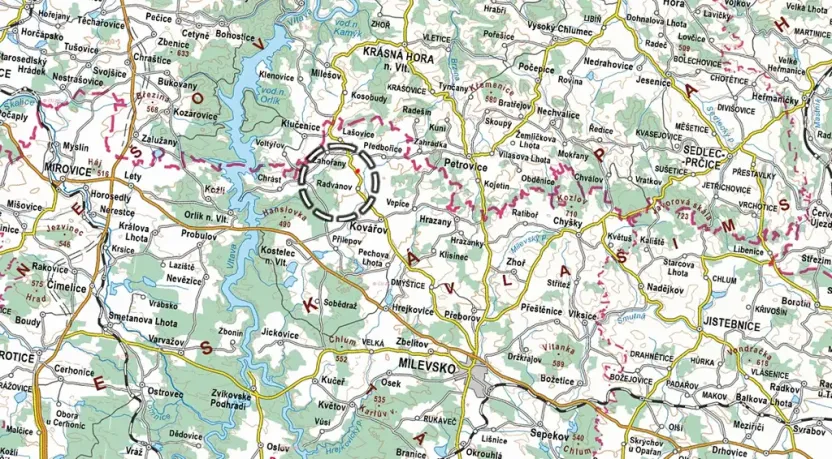Prodej pole, Kovářov, 1473 m2