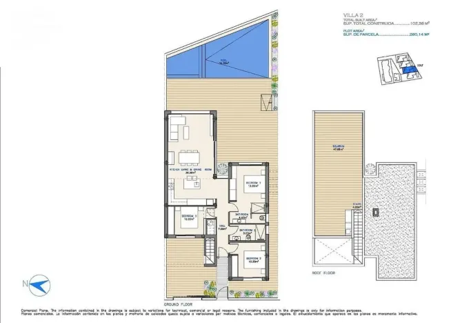 Prodej rodinného domu, Los Alcazares, Murcia, Španělsko, 102 m2