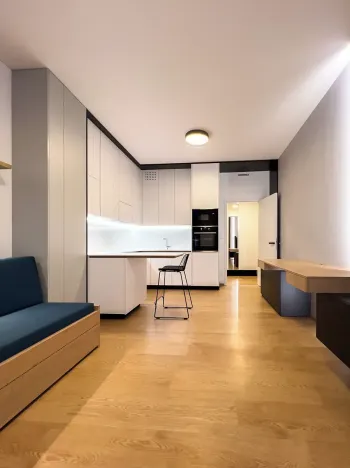 Pronájem bytu 1+kk, Praha - Smíchov, Toyen, 30 m2