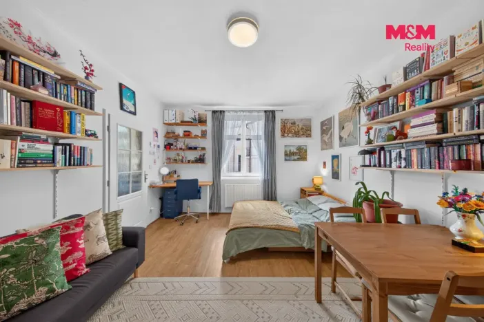 Prodej bytu 1+kk, Praha - Holešovice, U parního mlýna, 30 m2