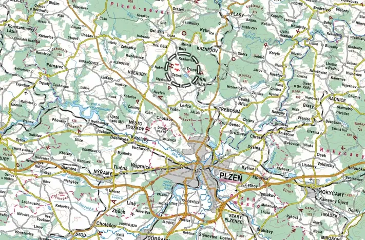 Prodej pole, Krašovice, 32294 m2
