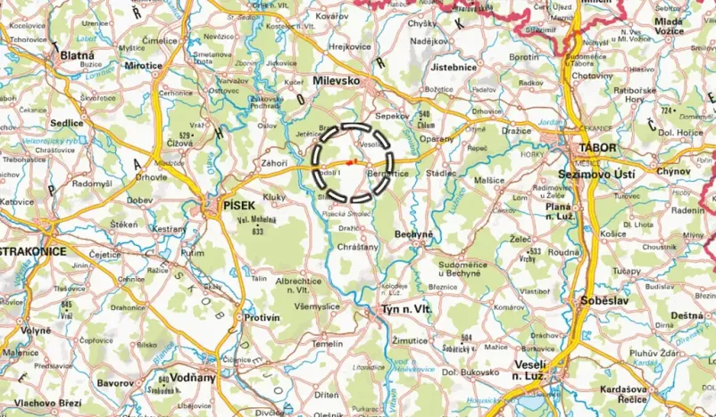 Prodej pole, Bernartice, 13068 m2
