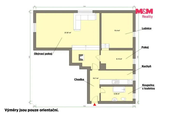Prodej bytu 3+kk, Cheb, Břehnická, 78 m2