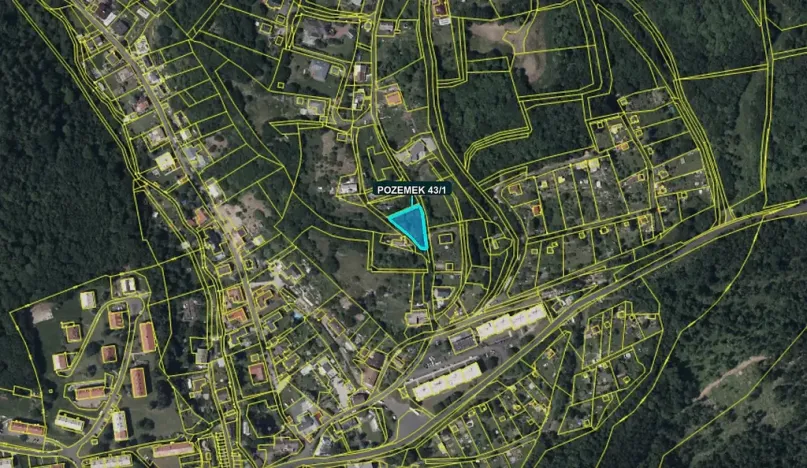 Prodej pozemku pro bydlení, Lom, Tyršova stezka, 888 m2