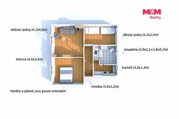 Prodej bytu 2+1, Ostrov, Jáchymovská, 56 m2
