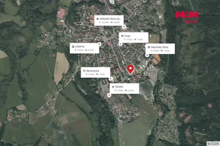 Prodej bytu 2+1, Kynšperk nad Ohří, náměstí SNP, 51 m2