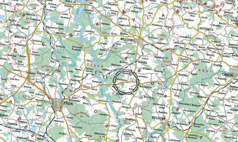 Prodej pole, Bernartice, 7193 m2