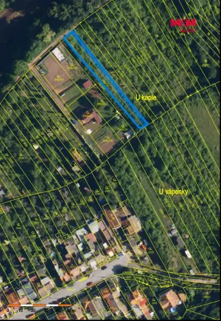 Prodej zahrady, Brno - Maloměřice, 821 m2