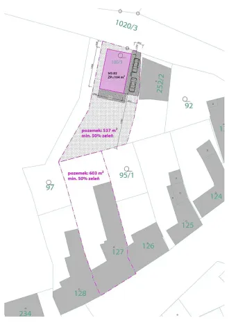 Prodej pozemku pro bydlení, Roštění, 1140 m2