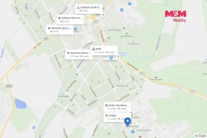 Prodej bytu 2+1, Lázně Bohdaneč, Na Lužci, 60 m2