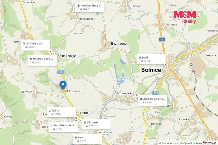 Prodej chalupy, Voděrady - Uhřínovice, 100 m2