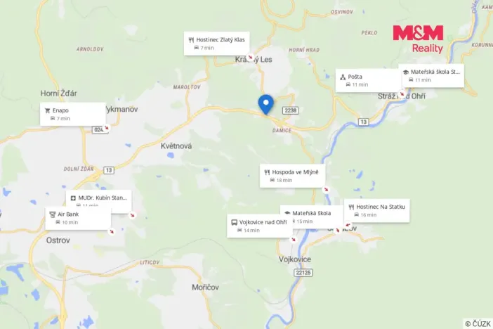 Prodej pozemku pro bydlení, Krásný Les - Damice, 897 m2