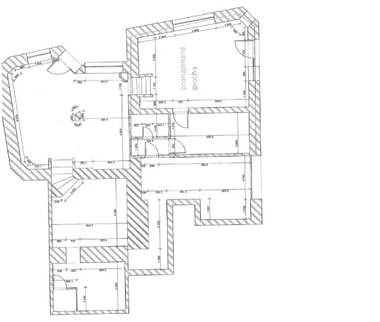 Pronájem kanceláře, Kolín, Tyršova, 124 m2