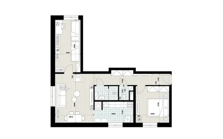 Prodej bytu 3+1, Kašperské Hory, Vimperská, 72 m2
