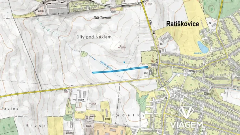 Prodej podílu pole, Ratíškovice, 489 m2