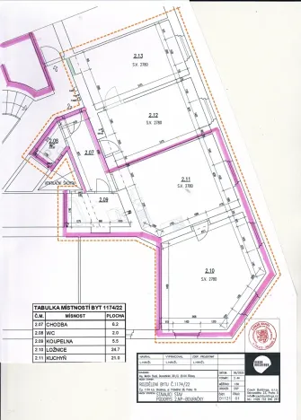 Prodej bytu 2+kk, Praha - Strašnice, Průběžná, 67 m2