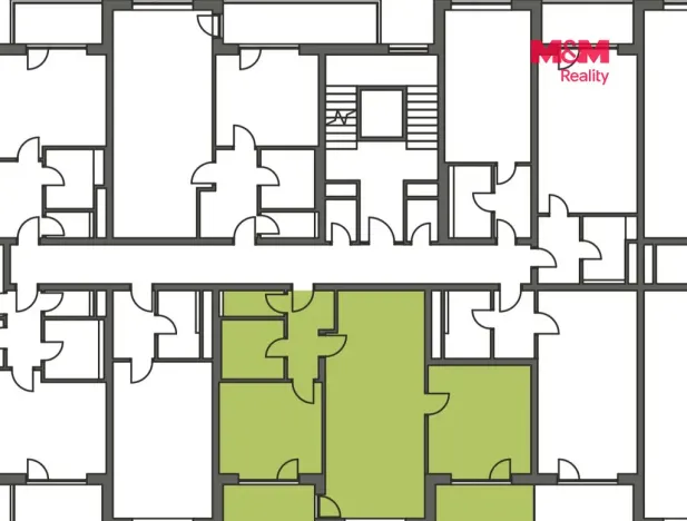 Pronájem bytu 3+kk, Pardubice - Zelené Předměstí, Boženy Vikové-Kunětické, 77 m2