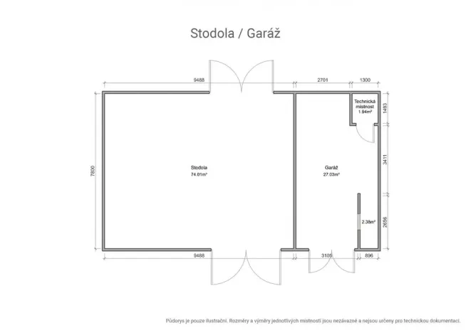Prodej rodinného domu, Bor - Malovice, 358 m2