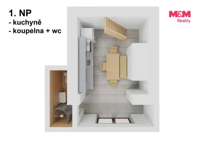 Prodej chaty, Nová Bystřice - Blato, 59 m2