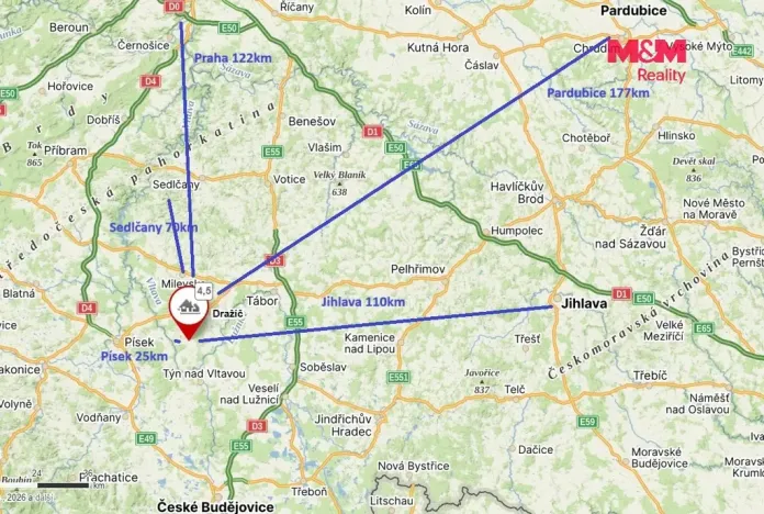 Prodej zemědělské usedlosti, Dražíč - Vranov, 112 m2